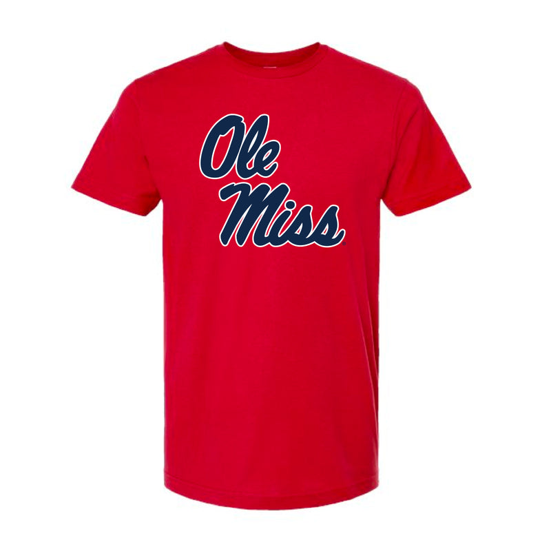 The Ole Miss Stacked | Red Tee