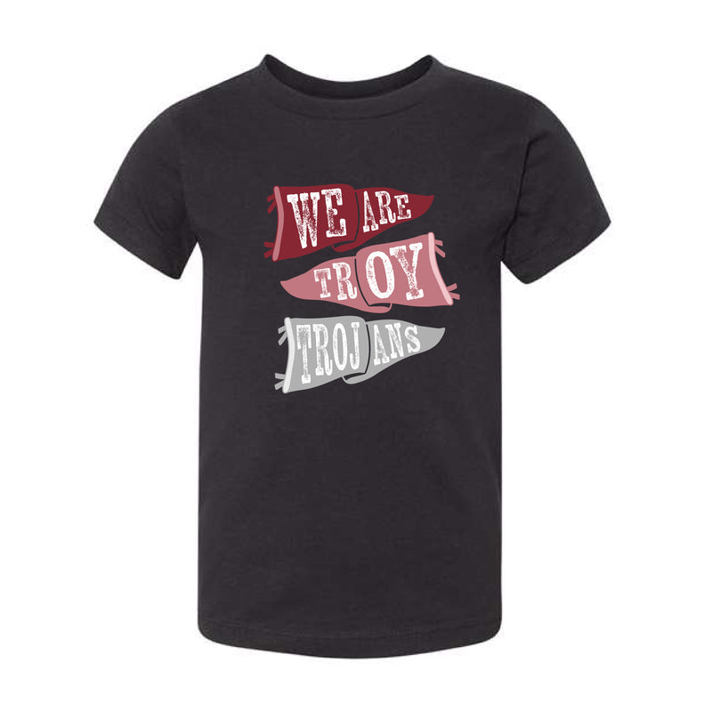 The Ole Troy Flags | Toddler Black tee