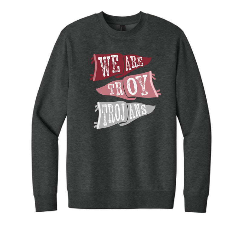 The Ole Troy Flags | Heather Charcoal Sweatshirt