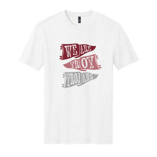 The Ole Troy Flags | White Tee