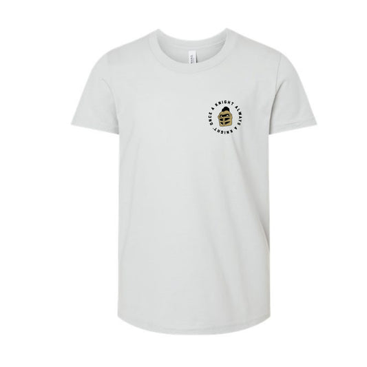 The Once A Knight Circle | Youth Silver Tee