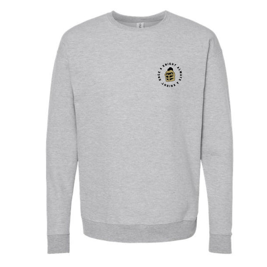 The Once A Knight Circle | Heather Grey Sweatshirt