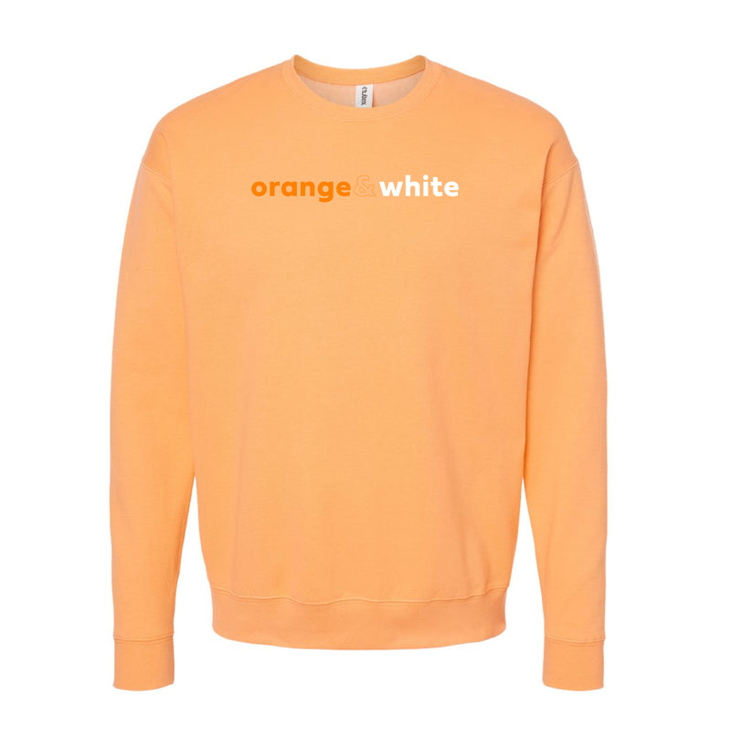 The Orange & White Logo | Cantaloupe Sweatshirt