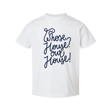 The Our House Script | Toddler White Tee