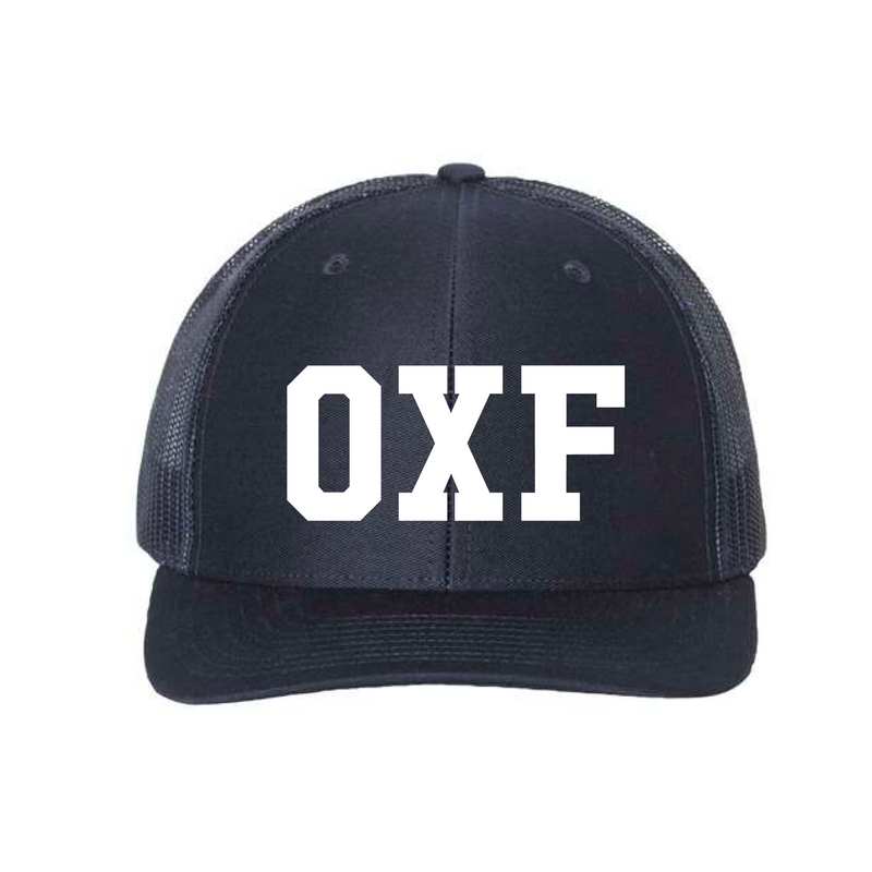 The OXF Embroidered | Navy Richardson Trucker Cap
