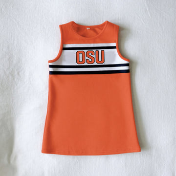 The Oklahoma State | Burnt Orange Classic Cheer Dress