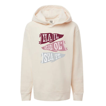 The Ole State Flags | Youth Ivory Hoodie