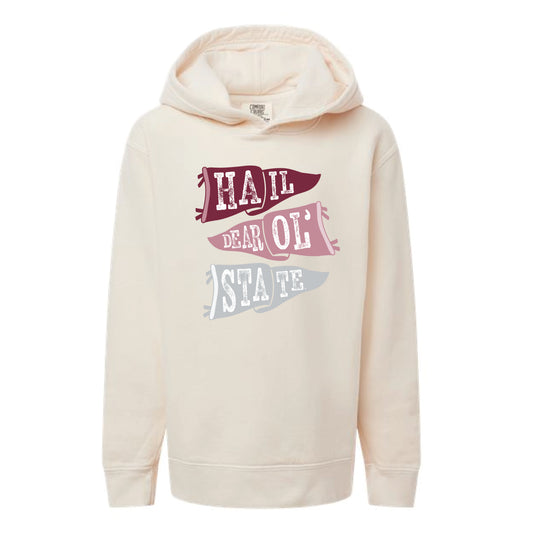 The Ole State Flags | Youth Ivory Hoodie