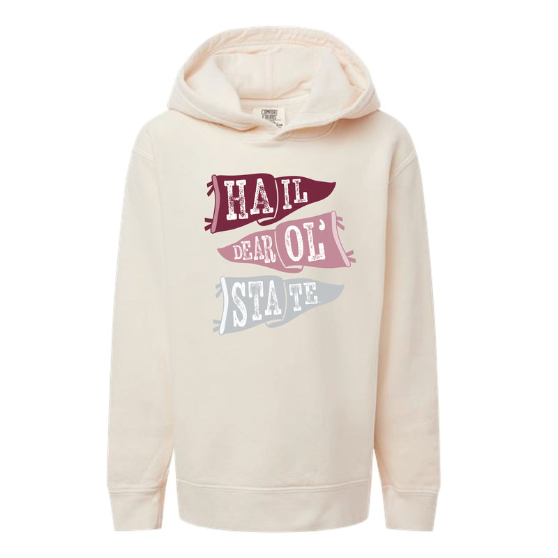 The Ole State Flags | Youth Ivory Hoodie