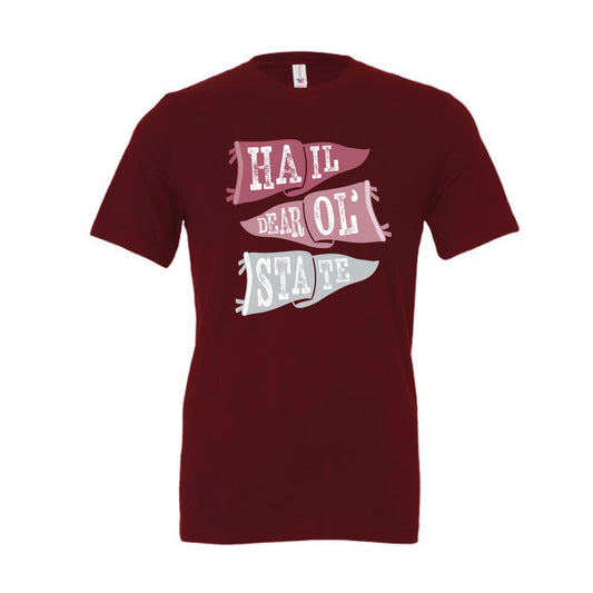 The Ole State Flags | Maroon Tee