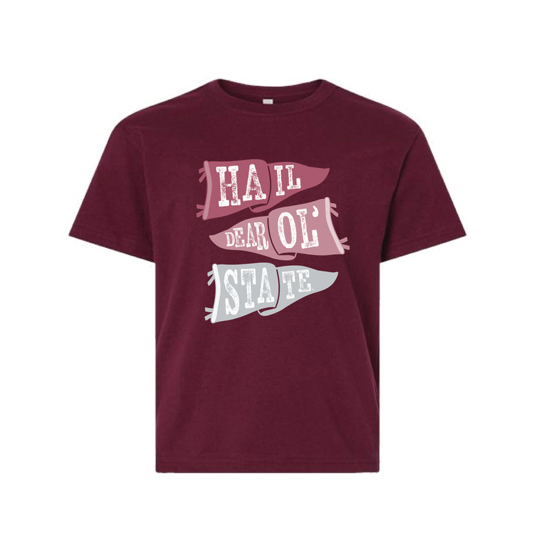The Ole State Flags | Youth Maroon Tee