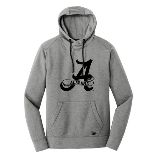 The Old School Alabama A | Shadow Grey Heather Hoodie