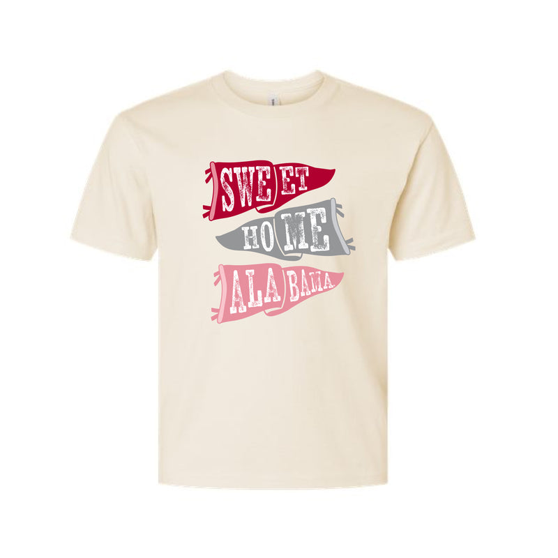 The Ole Alabama Flags | Youth Natural Tee