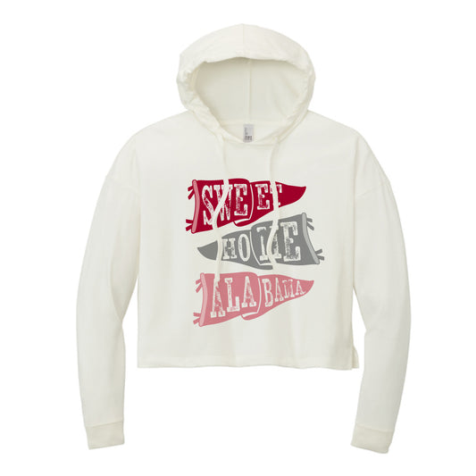 The Ole Alabama Flags | Natural Midi Hoodie