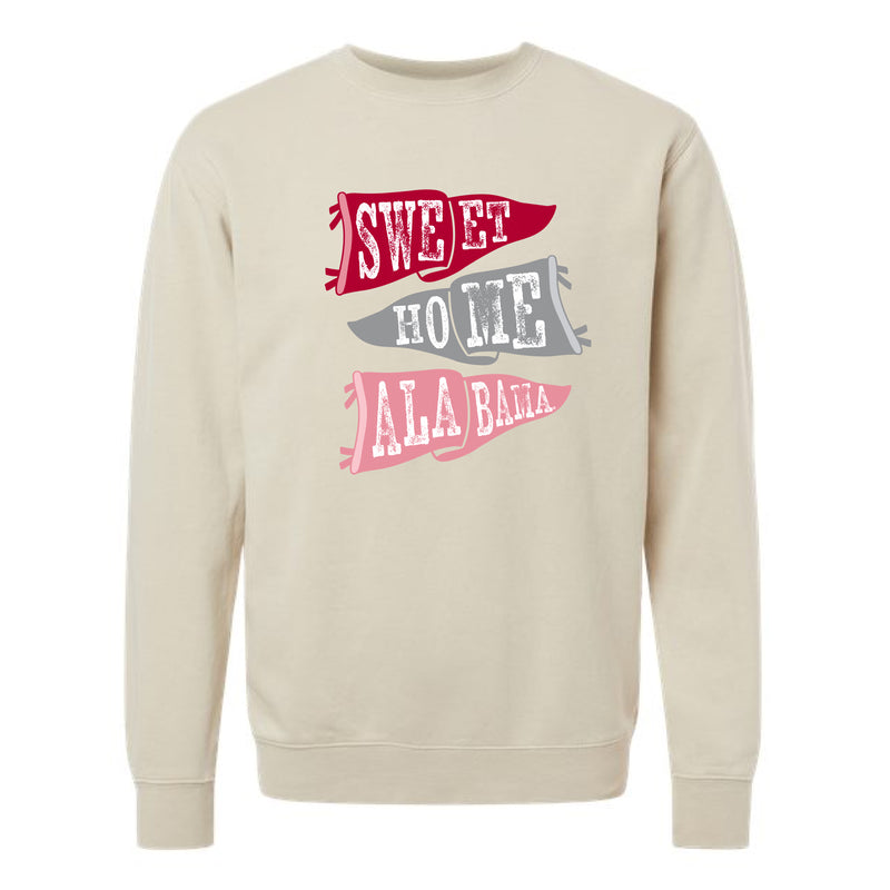 The Sweet Home Alabama Flags | Ivory Sweatshirt