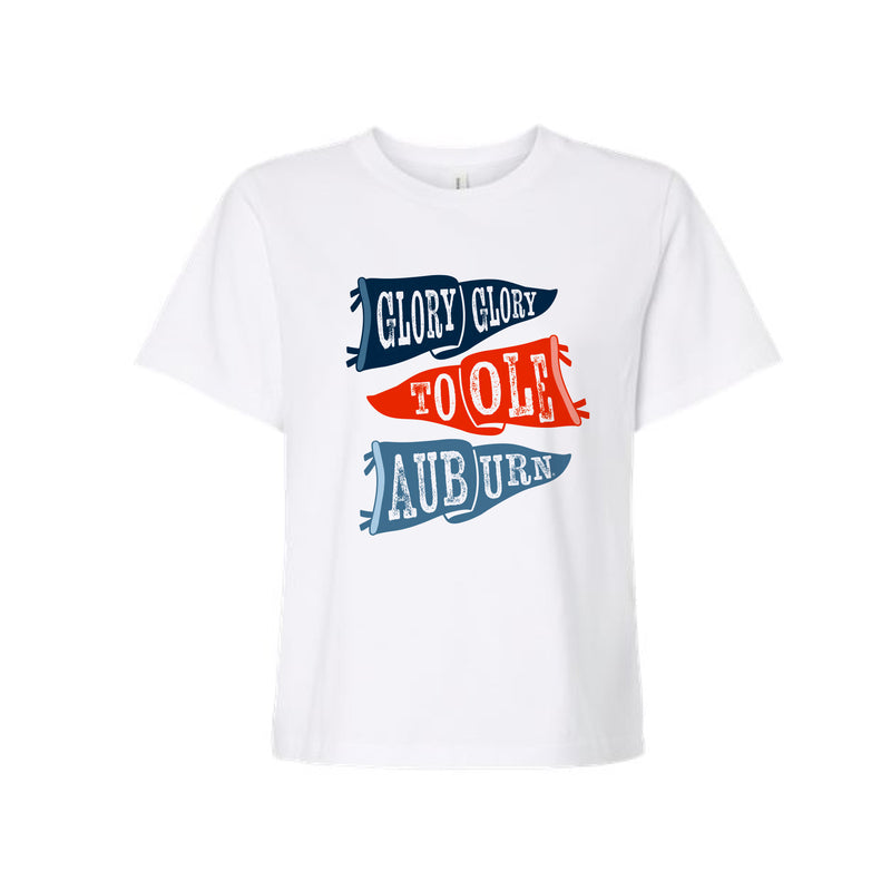The Ole Auburn Flags | White Tee