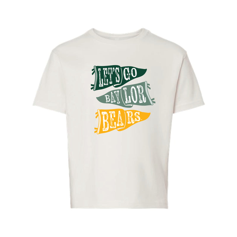 The Ole Baylor Flags  | Youth Natural Tee
