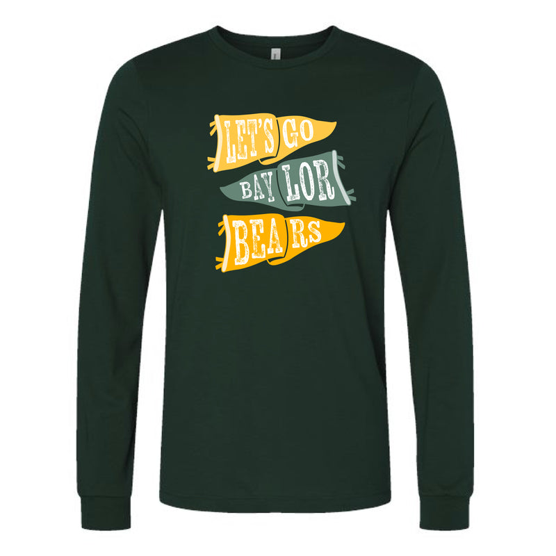 The Ole Baylor Flags | Forest Long Sleeve