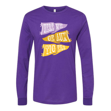 The Ole LSU Flags | Team Purple Long Sleeve