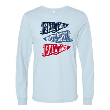 The Ole Samford Flags | Baby Blue Long Sleeve