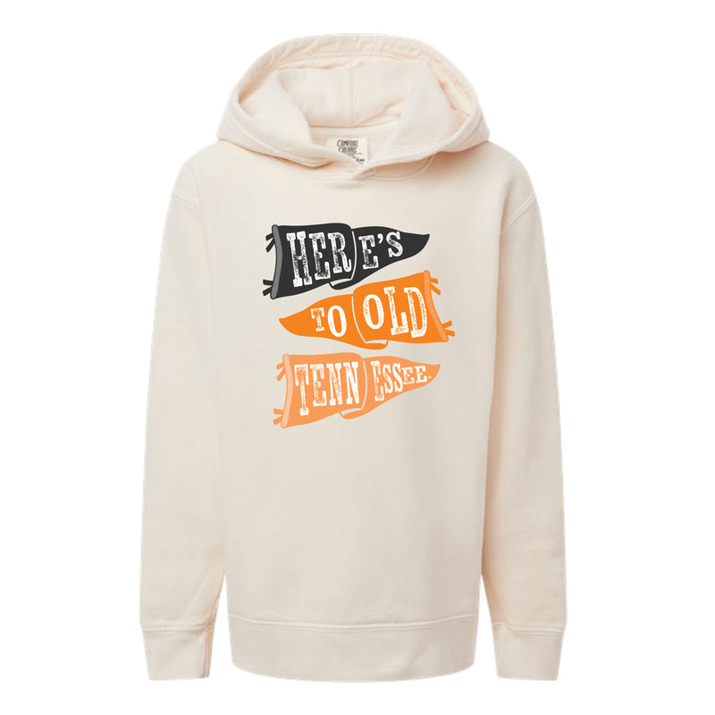 The Ole Tennessee Flags | Youth Ivory Hoodie