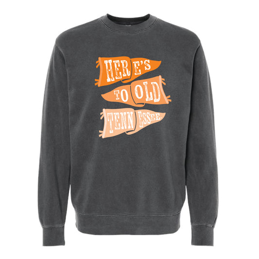 The Ole Tennessee Flags | Pigment Black Sweatshirt