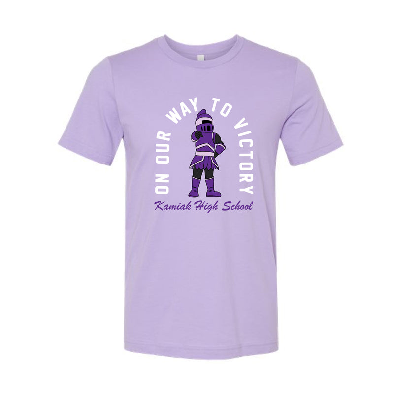 The On Our Way to Victory | Dark Lavender Tee