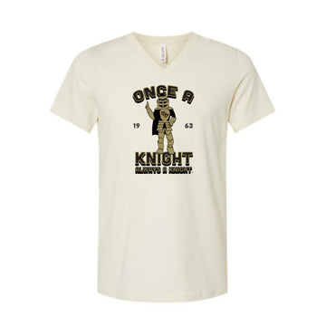The Once A Knight | Natural V-Neck Tee