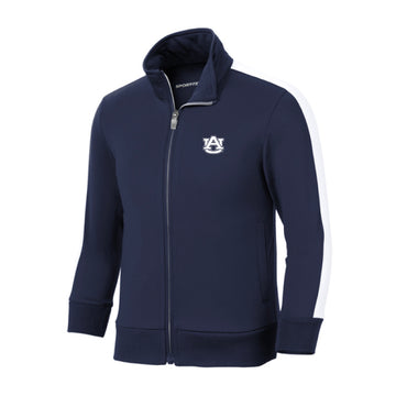 The AU Logo | Embroidered Youth True Navy/ White Jacket