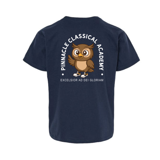 The Pinnacle Arch | Youth Navy Tee