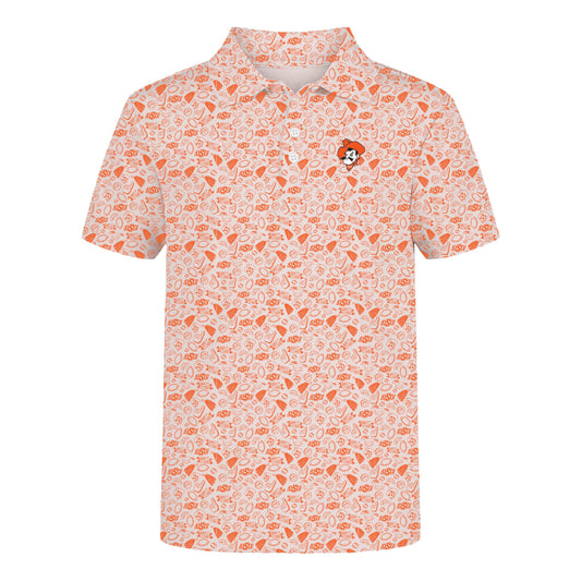 The James Polo Oklahoma State | Youth Orange