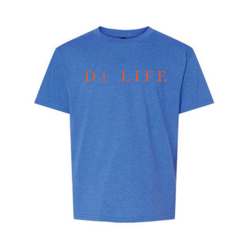 The D1 Serif | Youth Royal Mist Tee
