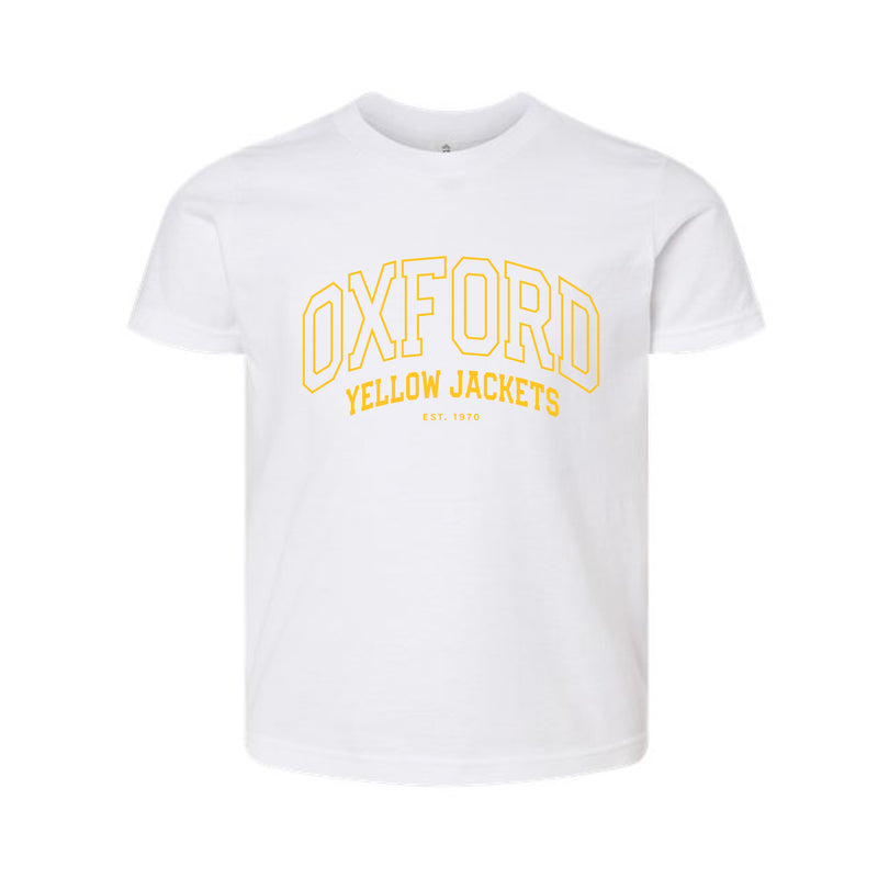 The Oxford Arch | White Oversized Youth Tee