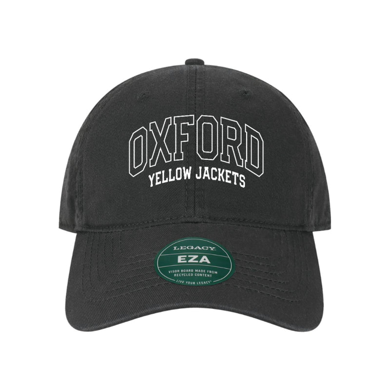 The Oxford Arch | Embroidered Black Dad Hat