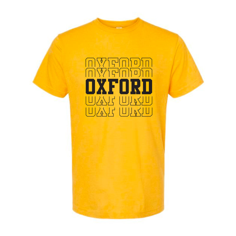 The Oxford Repeat | Heather Mellow Yellow Oversized Tee