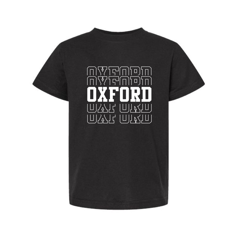 The Oxford Repeat | Black Youth Tee