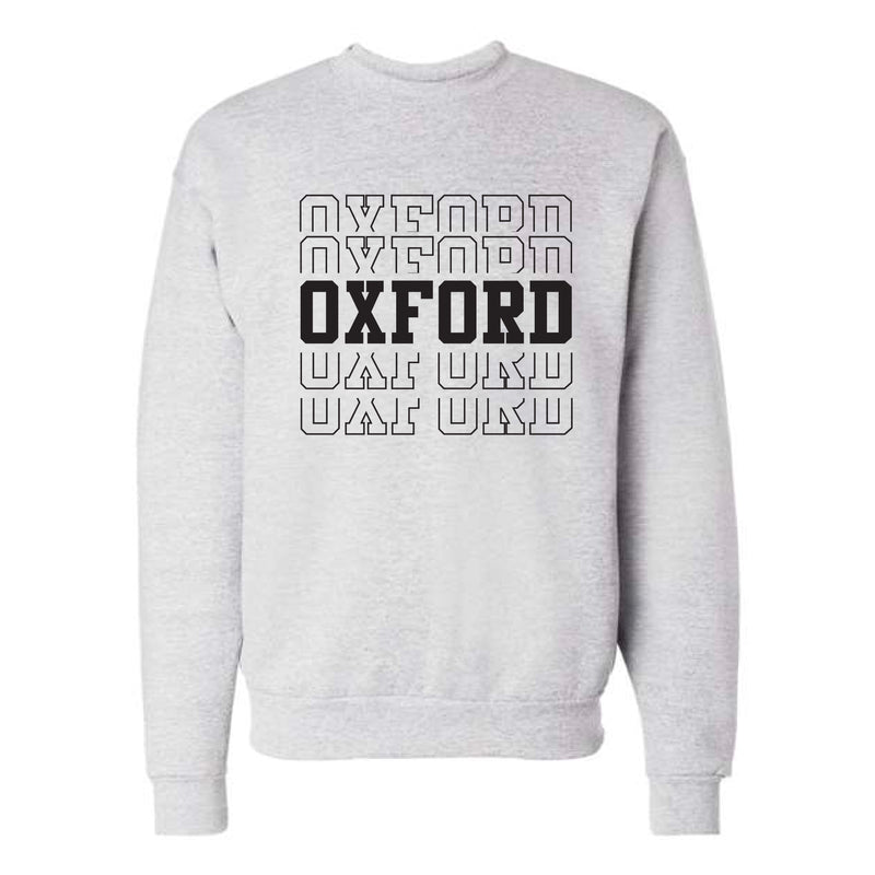 The Oxford Repeat | Ash Sweatshirt