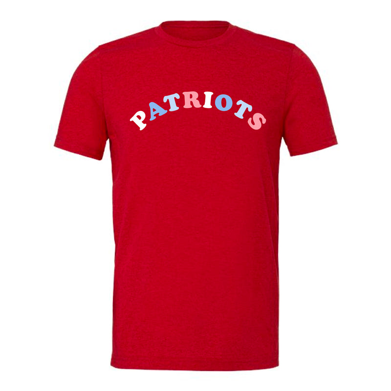 The Patriots Rainbow Arch | Heather Red Tee