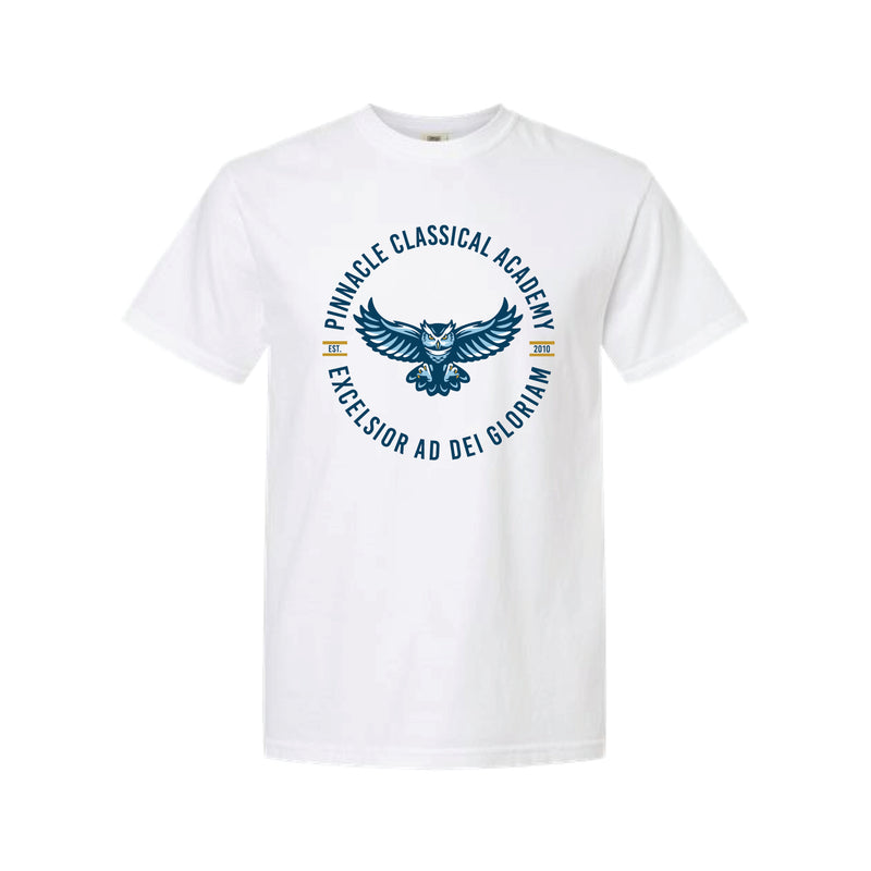 The PCA Circle Est | Adult White Tee