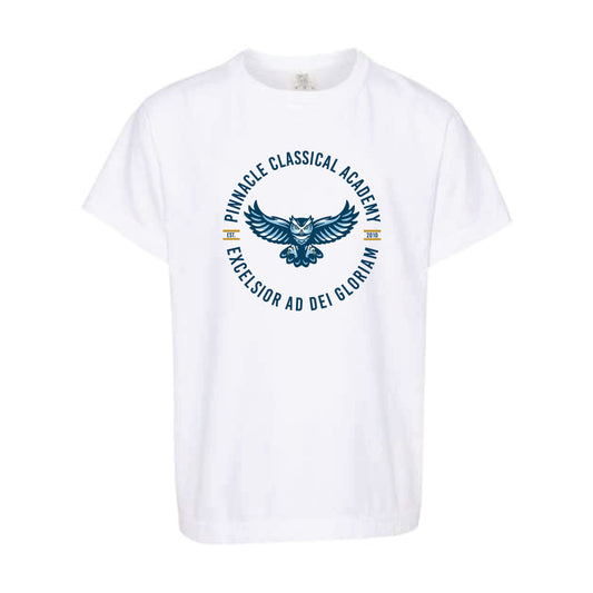 The PCA Circle Est | Youth White Tee