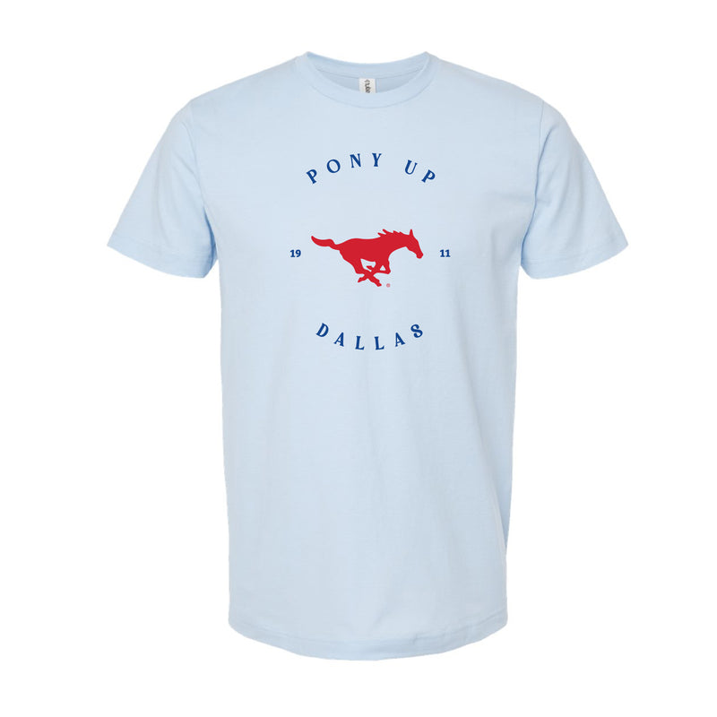 The Pony Up Dallas | Baby Blue Tee