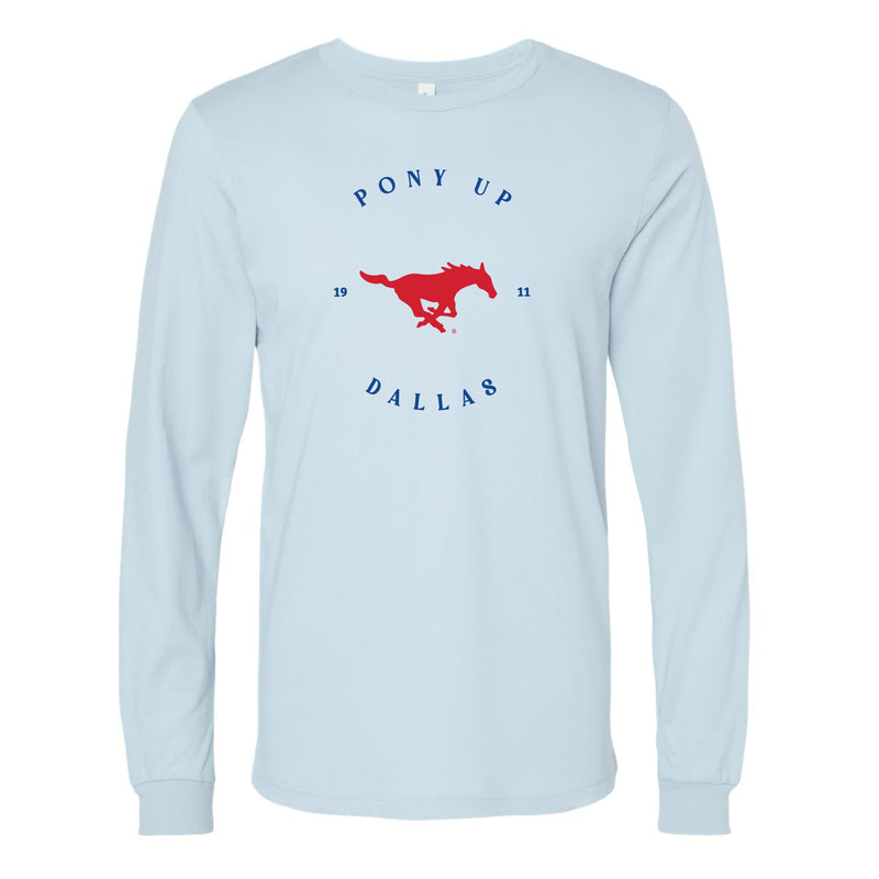 The Pony Up Dallas | Baby Blue Long sleeve