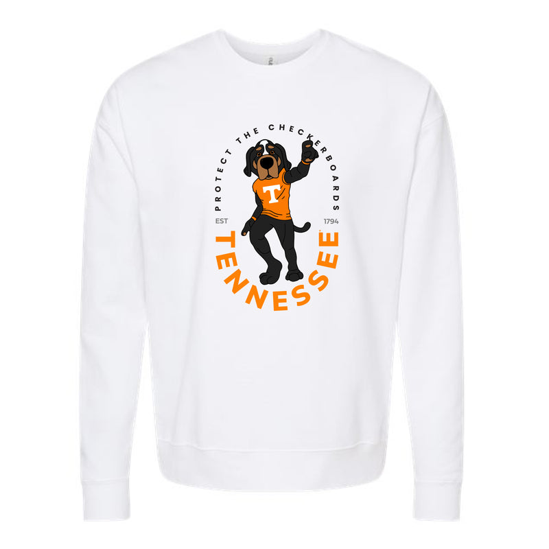 The Protect the Checkerboard UT | White Sweatshirt