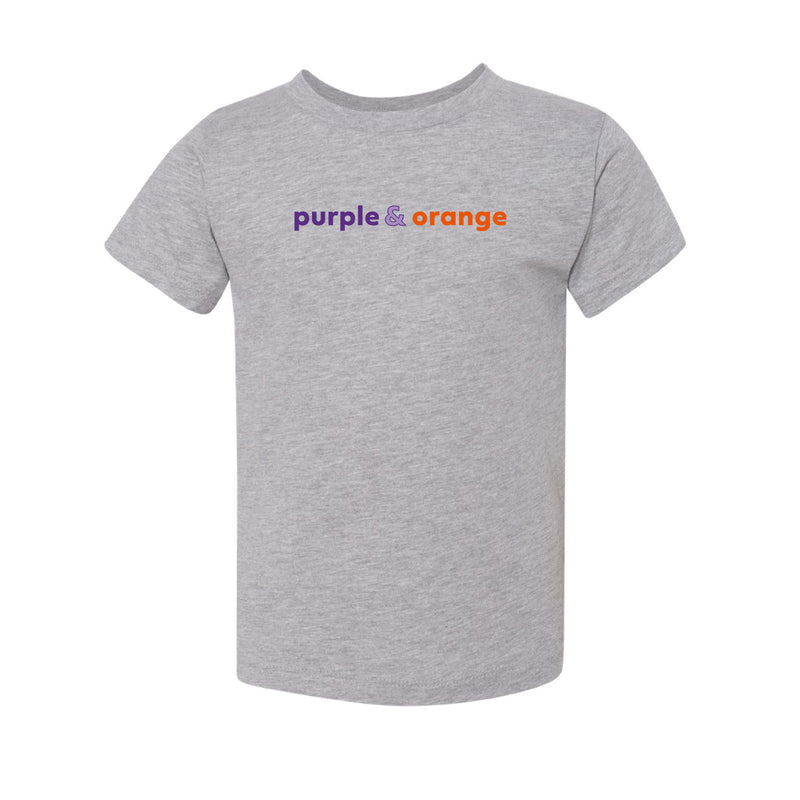 The Purple & Orange | Sport Grey Tee