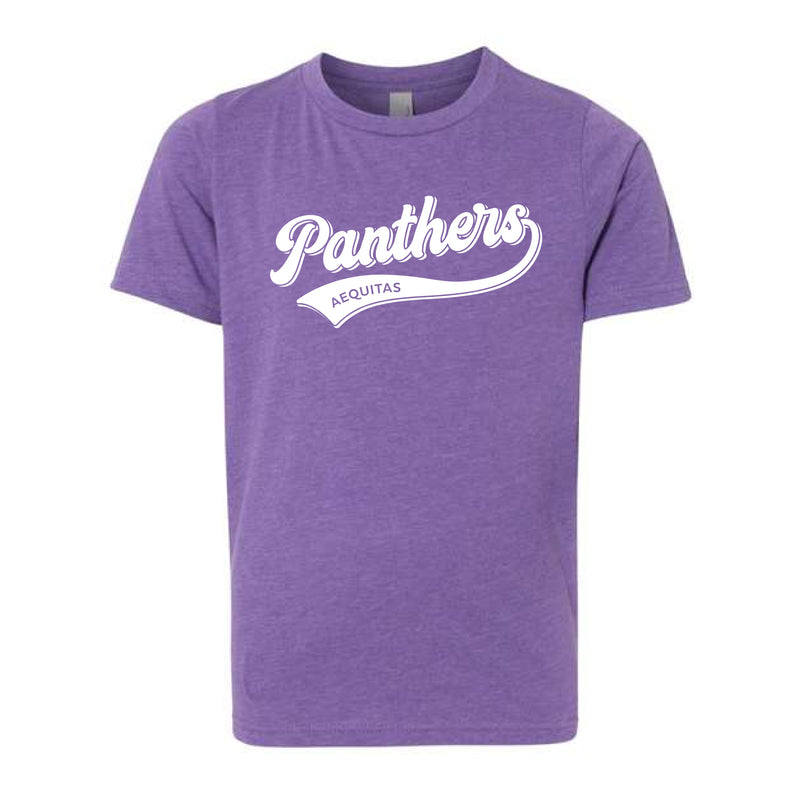 The Panthers Script | Purple Rush Youth Tee