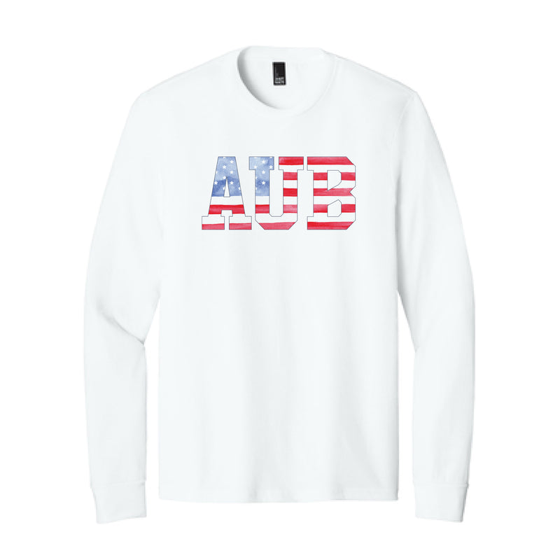 The Patriotic AUB | Bright White Long Sleeve