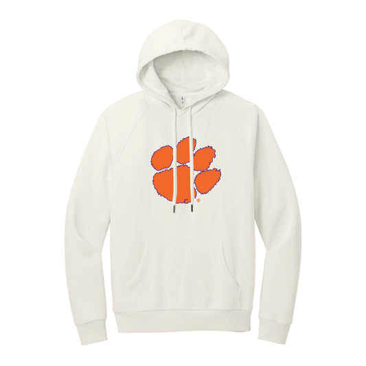 The Paw Logo | White Sand Fleece Pullover Hoodie