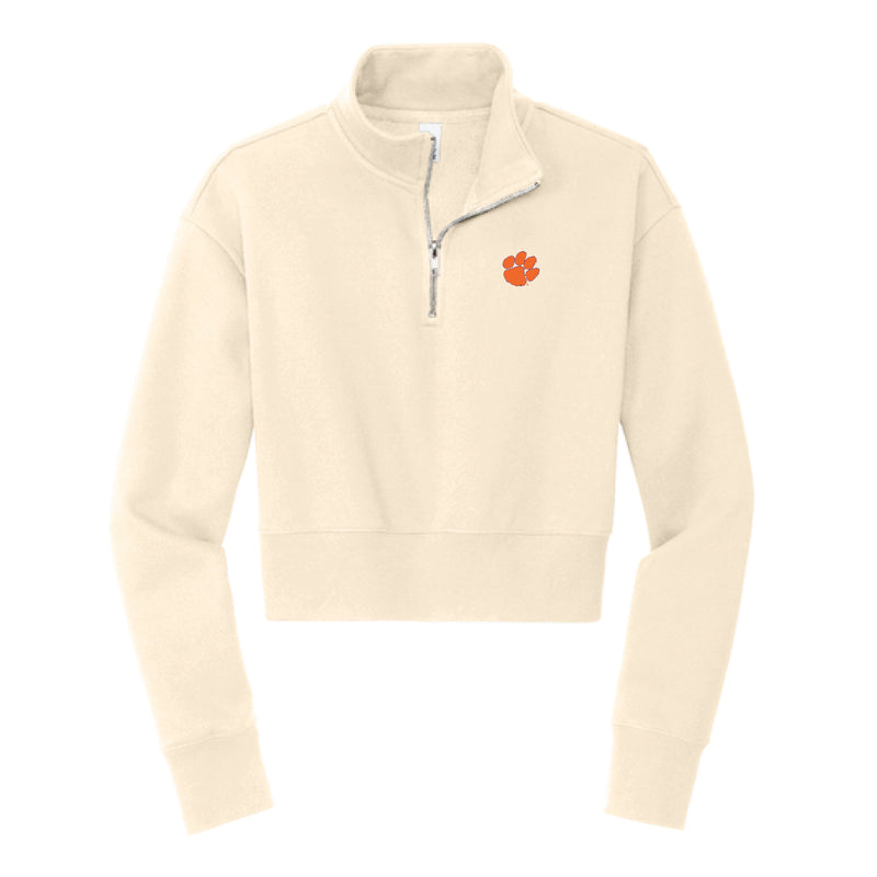 The Paw Logo | Gardenia 1/2 Zip Sweatshirt