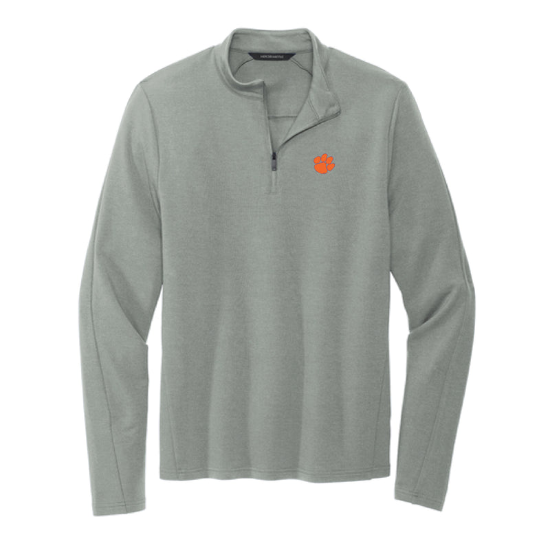 The Paw Logo | Gusty Grey Stretch 1/4 Zip Pullover