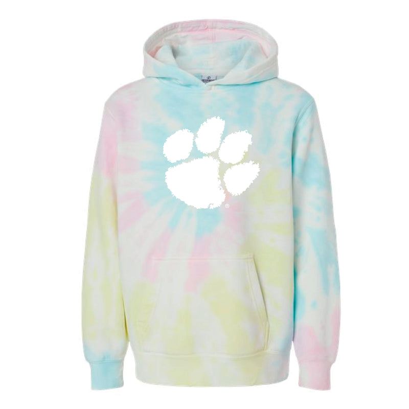 The Paw Logo | Youth Tie Dye Sunset Swirl Hoodie